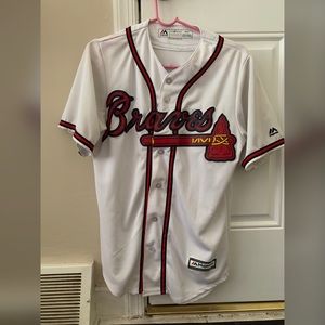 Men's Atlanta Braves Freddie Freeman White Jersey